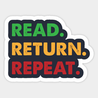 Read Return Repeat Sticker